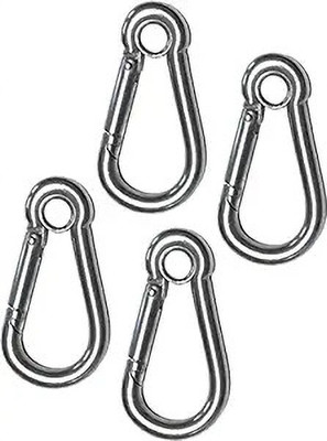 KeyBiner Multipurpose Carabiner Locking Carabiner(Silver)