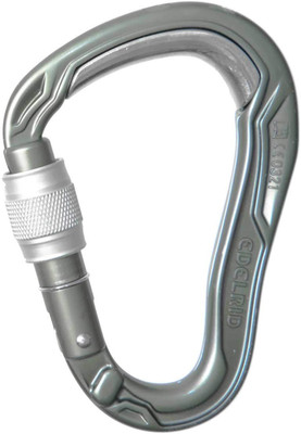 EDELRID HMS Bulletproof Screw Locking Carabiner(Silver)