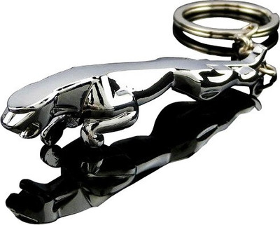 FUNSTOP Jaguar Key Chain(Silver)