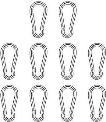 GSI Multipurpose Carabiner Locking Carabiner(Silver)