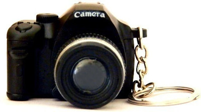 Exciting Lives Sound And Light Camera Key Chain(Black)