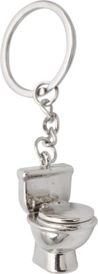 Brighton Glow Time Commode Pot Key Chain(Silver)