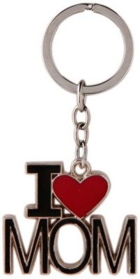 ANISHOP I Love Mom Key Chain(Silver)