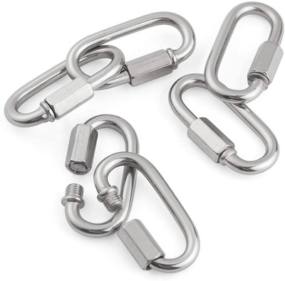 Reznor OBLONG_PK6 Locking Carabiner(Silver)