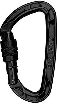 EDELRID Pure Screw Locking Carabiner(Black)