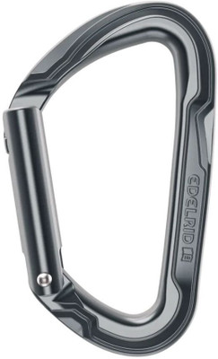 EDELRID Pure Straight Locking Carabiner(Grey)