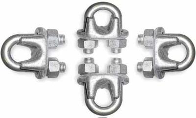 Tijarat Sports Machine Wire Lock For Multipurpose Use (Pack of 10) Locking Carabiner(Silver)