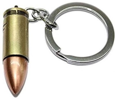 One Point Collections Metal Bullet Key Chain Bullet keyring for bikes / bike keyring keychain for bikes Key Chain(Gold, Silver)