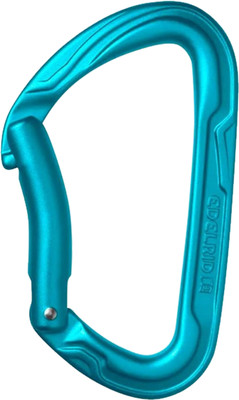 EDELRID Pure Bent Locking Carabiner(Blue)
