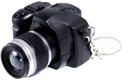 Exciting Lives Sound And Light Camera Key Chain(Black)