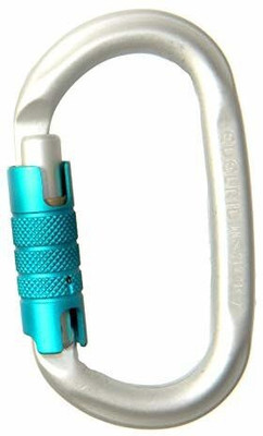 EDELRID Oval Power 2400 Triple Locking Carabiner(Silver)