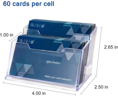 Akl desk business card organizer Card Display Stand(10 cm Wide)