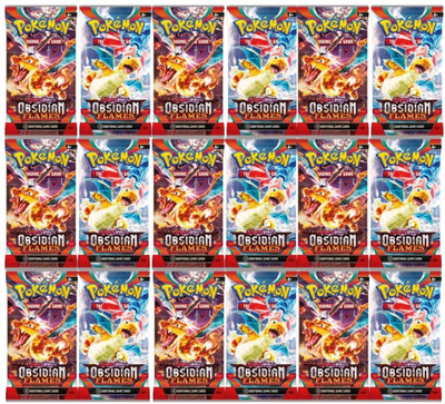 Gift Collection 144 PC Of Scarlet & Violet Obsidian Flames Super Rare Booster Playing Cards Game(Multicolor)