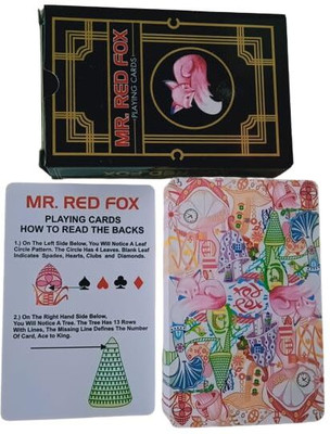 FIDELITY Magic Tricks Marked Deck Bridge Size Cheating Playing Card (Set of 2)(Multicolor)