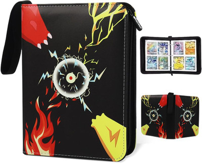 HASTHIP NA Card Binder(Set Of 4, 4 Pocket Black)