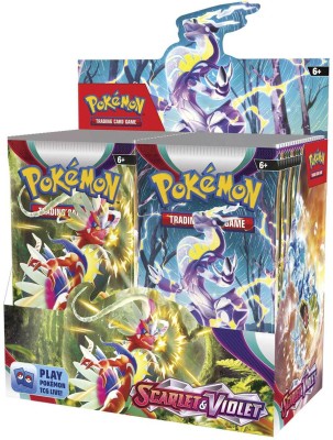 MOONZA Pokemon : Scarlet & Violet Booster Display Box Playing Card (36 Packs)(Multicolor)