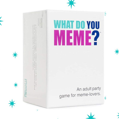 Zuuluzrs What Do You Meme Card Game For Night Party With Family(White)