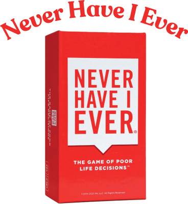 Zuuluzrs Never Have I ever Fun Multiplayer Party Card Game for 17+ Years & Adults(Red)