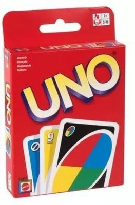 jolika UNO Family Card Game with 108 Cards & Instructions, Great Gift for Kids Ages 7+(Red)