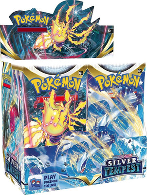 TOYTAL Pokemon: Sword & Shield Silver Tempest - Booster Box (36 Booster Packs)(Multicolor)