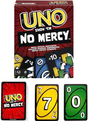 Nilika Enterprises UNO Show No Mercy 168 Cards Game for Kids & Adults | Family Party Fun Card Game(Multicolor)