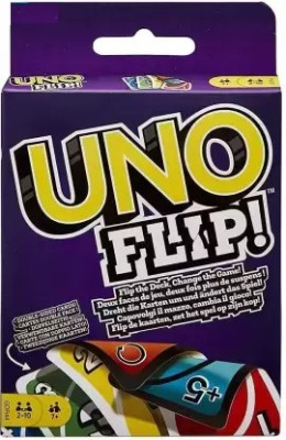 Ruby Uno Flip Cards For Kids And Family Game Fun Time Games(Multicolor)