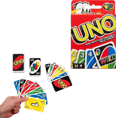 ALTOYS UNO Cards Playing Game with Special Customizable Wild Cards(Multicolor)