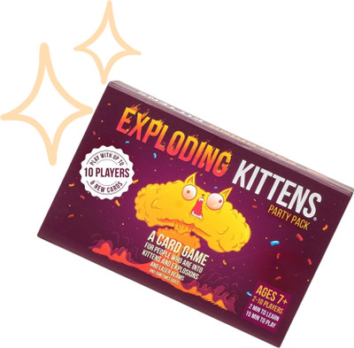 Zuuluzrs Exploding Kittens Card Games For Fun While Playing The Game With Family(Purple)