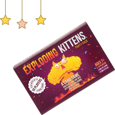 Zuuluzrs Limited Edition Exploding Kittens Party & Fun Games For Ages 7 +(Purple)