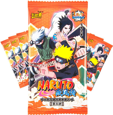 NITYOG Naruto A Card Game For Kids (18 Packets =144 Cards)(Multicolor)