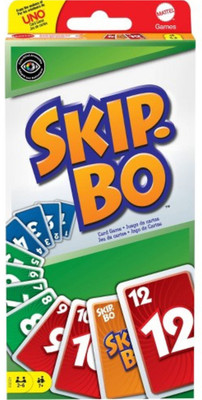RRL Creations Skip Bo Mattel Uno Card Game for Kids, 162 Cards(Multicolor)