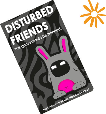 Zuuluzrs Disturbed Friends Card Game Party And Fun Game For Enjoyement(Black)