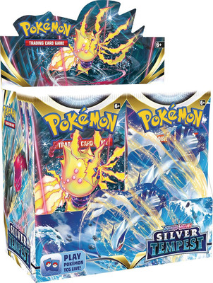 SALPITOYS Poké-mon : Sword & Shield Silver Tempest Booster Display Box360 CARDS(MULTI COLORS)