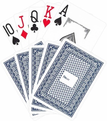 eS³kube 2 Decks Poker Plastic Playing Cards(Blue & Red)