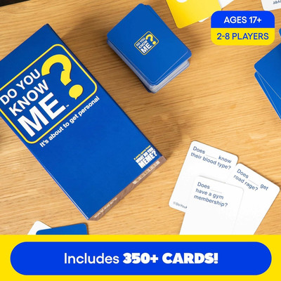 Zuuluzrs Do You Know Me Card Game It's About To Get Personal(Blue)