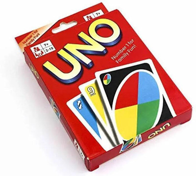 KHYALI Uno Playing Cards Fun Game for Family Night, Travel Game & Gift Set(7+ Years)|25(Multicolor)