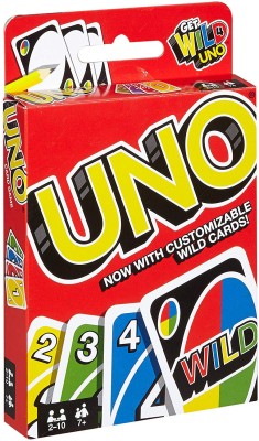 GAMLOID UNO Playing Card Game for Family Night, Travel Game & Gift Set for Kids(Multicolor)