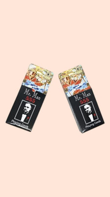 SSR SHOP card SSR Card-A SARKAR MR. Man Mark Deck Magic Playing Card (Set of 2)_CG1(Multicolor)
