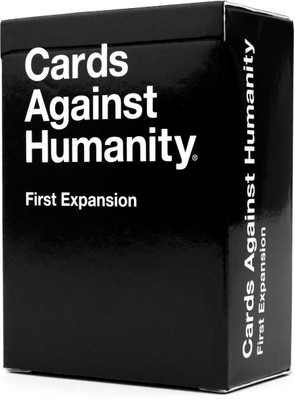 Quirkmall Cards Against Humanity: First Expansion (Expansion Pack to the Main Game)(Black)