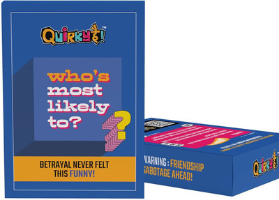 TMA ENTERPRISES Quirky Who’s Most Likely To Card Game(Multicolor)
