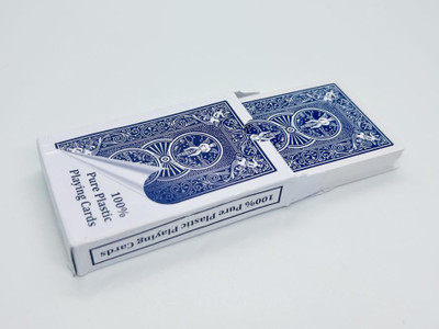SSR SHOP card FULL PLASTIC BICYCLE DESIGN MARKED DECK (BLUE) / SPY MARKED MAGIC CARD_CG1(Blue)