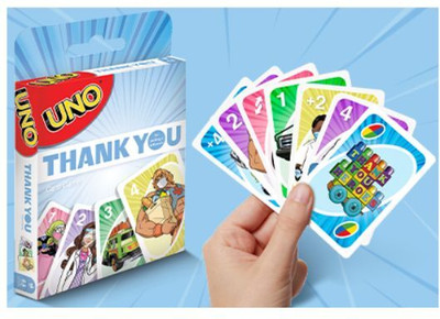 My Genie Box Thank You Heroes Card Game(Multicolor)