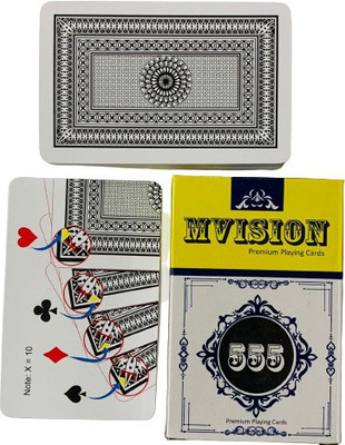 R.s.Magic Tricks 555 Mvision Marked Deck Cheating Premium Playing Card Magic(Black)