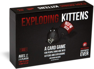 GKNEX Exploding Kittens Card Game for Adults & Teens Russian Roulette Card Game Party & Fun Board Game