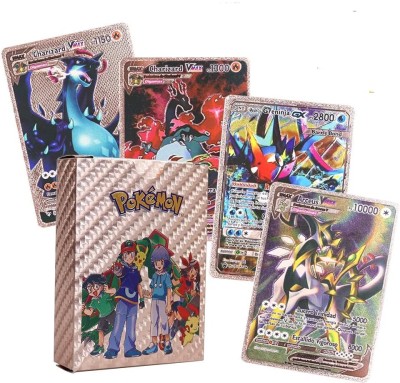 SHUANG YOU Assorted 55PCS RODE Gold Foil Cards Pokermen Deck Box, Best Gift for Collectors(Multicolor)