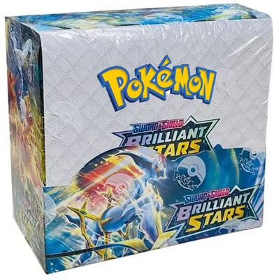 SALPITOYS Poke-mon Sword & Shield Brillaint Star Booster Display Box 36 Packs 360 cards(MULTI COLORS)