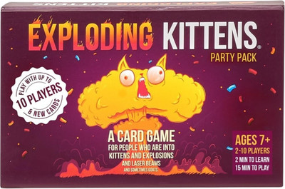 Zuuluzrs Exploding Kittens Party Pack Card Games For Fun And Happiness(Purple)
