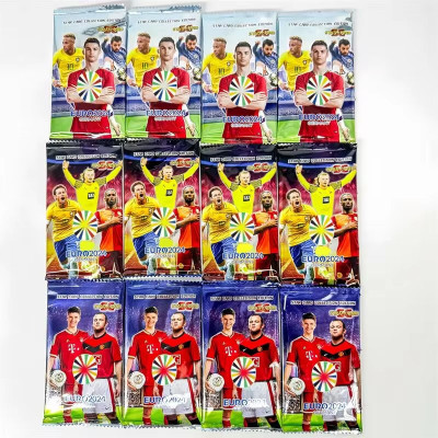 SALPITOYS FOOTBALL Euro Soccer Cards - 96 Unique Soccer Player Cards -12 Pack.(MULTI COLORS)