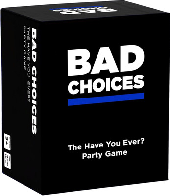 Zuuluzrs Tickles Bad Choices Card Game Hilarious Card Game for Fun Parties Game For Adult(Black)