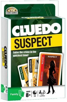 Zuuluzrs Cluedo Suspect Card Game for Kids - Fun of Guess Who Clue in Minutes Card(Multicolor)